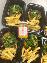Load image into Gallery viewer, Bun-less pesto burger: pre-order Thursday, 9/24
